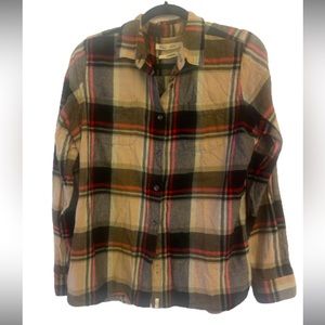 Women’s L, Woolrich Pemberton, boyfriend button down flannel.